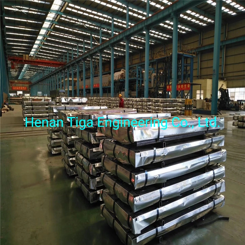 Factory 0.14mm*800mm/900mm Corrugated Galvanized Steel Roofing Sheet