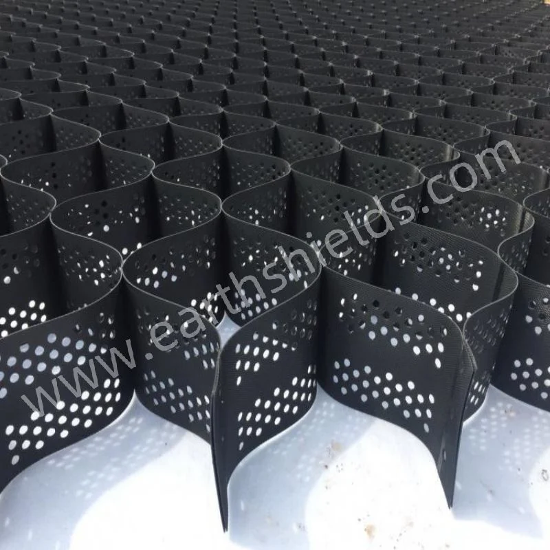 50mm Height Cell Structure HDPE Geocell Product Wall Retainer