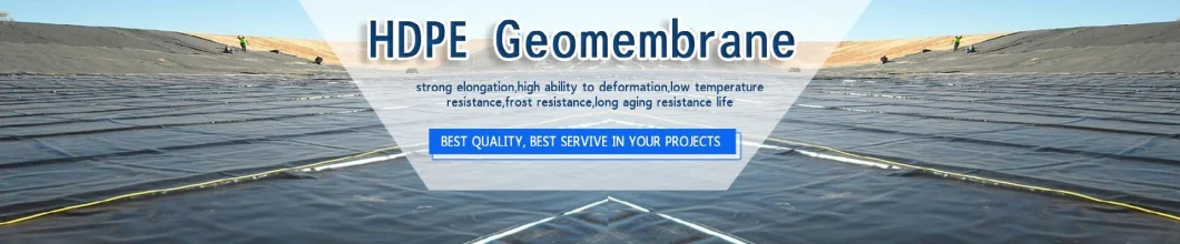 ASTM 1.5mm Waterproof Plastic Pond Liner HDPE Factory Geomembrane Liner Price