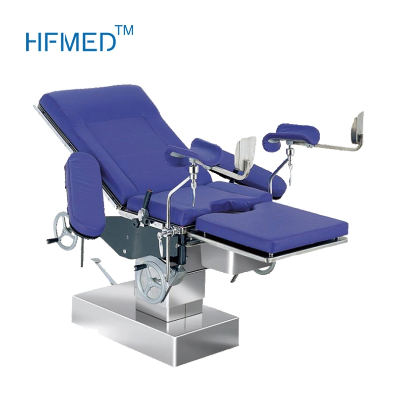 250kgs Load Hydraulic Manual Gynecological Operation Table with Colorful Mattress