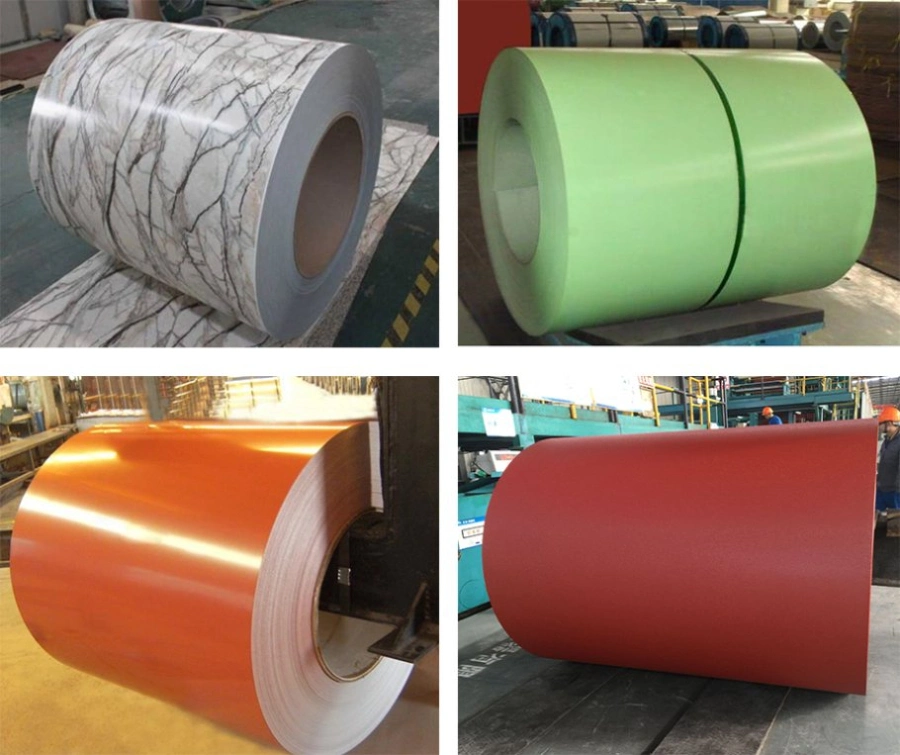 Color Coated Galvanized Plate China Supplier High Quality PPGI Steel Coil G350 for Building Material