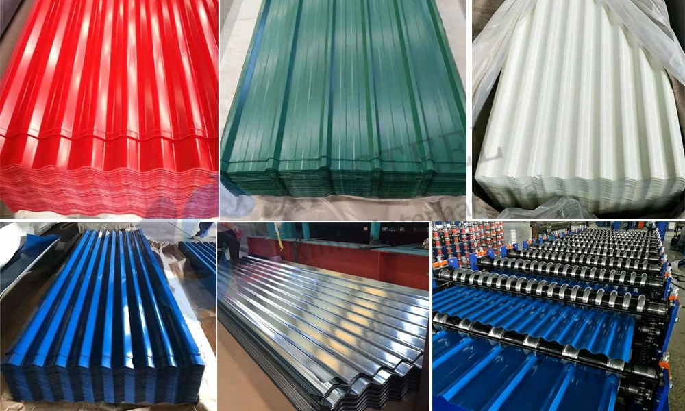 Roof Sheets Zinc Aluminium Az150 G550 Galvanized Gl Building Material Corrugated Steel Plate SGLCC Dx51d+Az Coated Galvalume Roofing Sheet