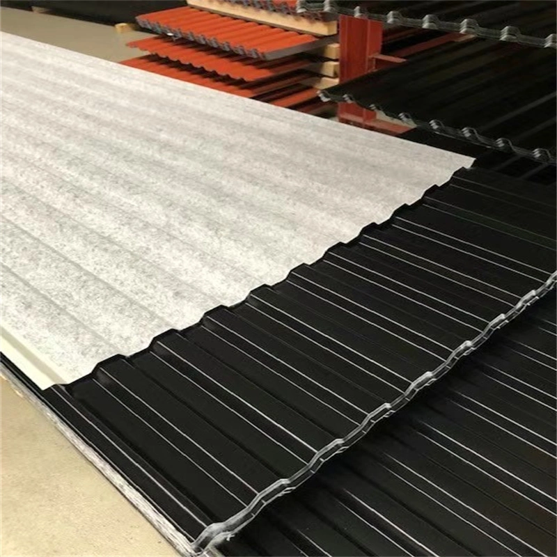 PPGI Corrugated Profiled Color Steel Roof Sheet Trapezoidal Prepainted Metal Roofing Sheet