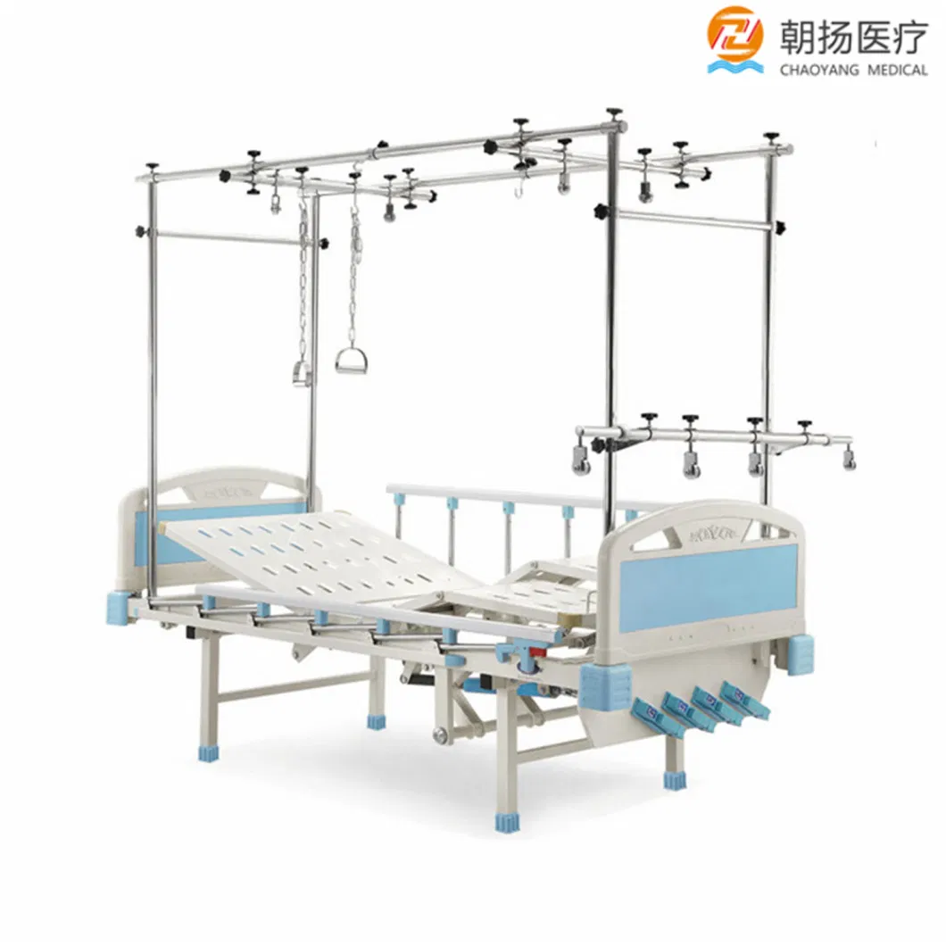 Two Crank Manual Medical Clinic Patient Bed Hospital Bed Price