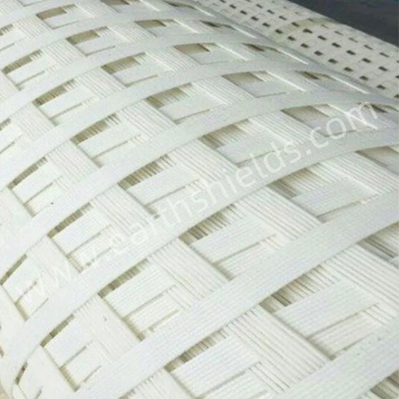 Supporting Mesh High Breaking Strength Polyester Mining Geogrid