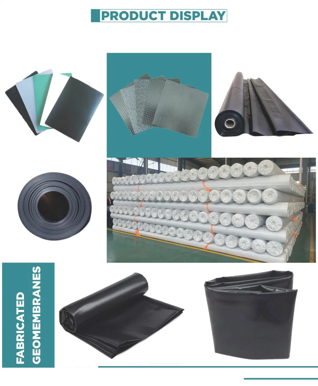 40/60/80 Mils HDPE Geomembrane Fish Farm Pond Liner