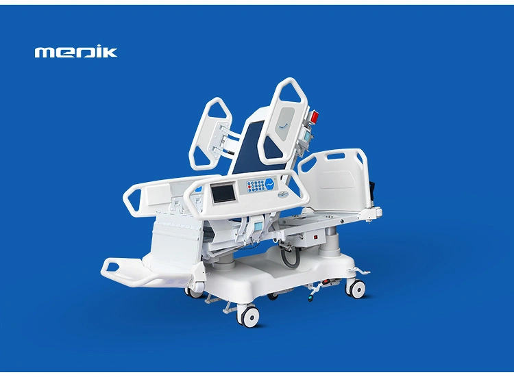 Ya-D8-2 China Large Manufacturer 8 Multi-Function Automatic Real Chair ICU Electrical Hospital Bed with CPR Function