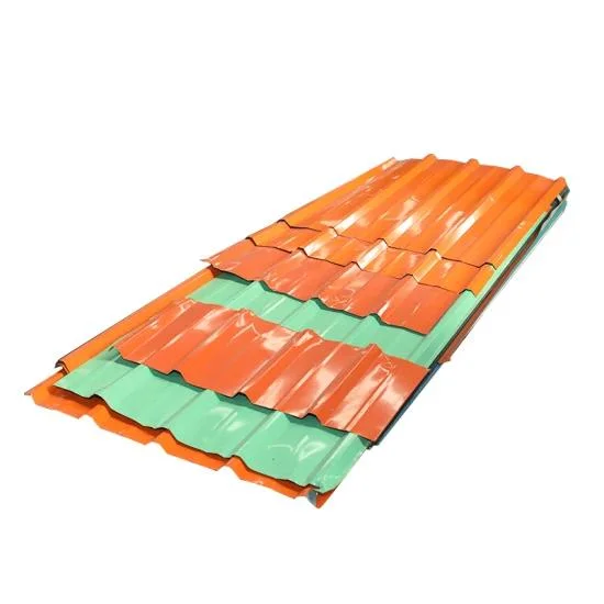 Pre-Painted Steel Roof Sheet Customised Colorful PPGI Steel Roof Sheet Prefab Houses Corrugated Steel Sheet