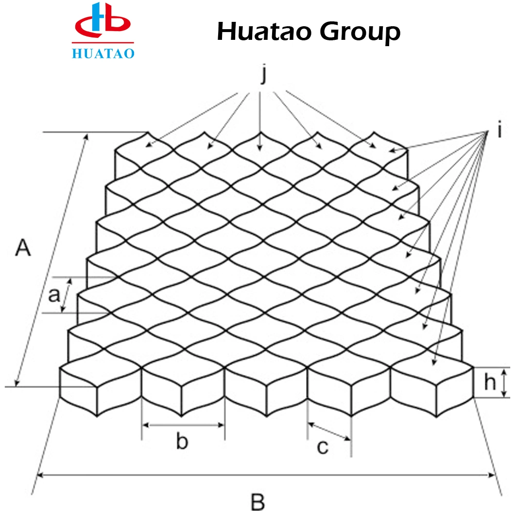 Textured and Perforated HDPE Plastic Geo Cell Geocell Manufacturer Price