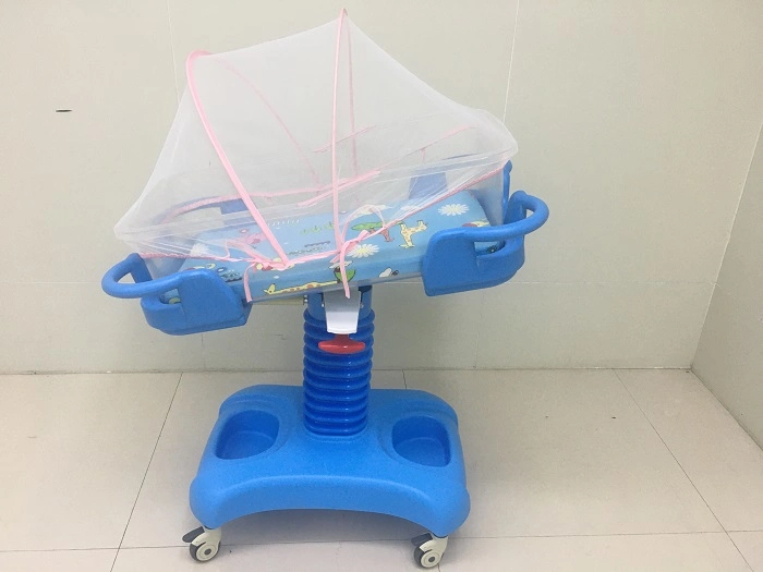 Luxury Hospital Medical Baby Bed with Gas Spring
