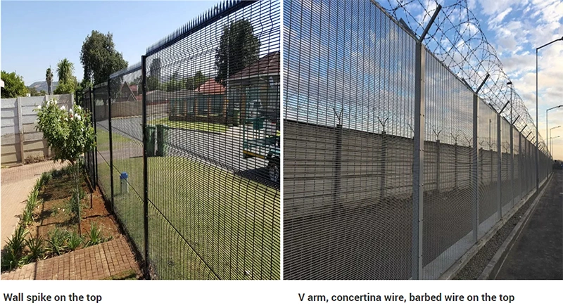 Wholesale South Africa Powder Coated Clear View 358 Anti Climb Railway Perimeter Welded Metal Wire Mesh Fencing/Fence for High Security/Safety