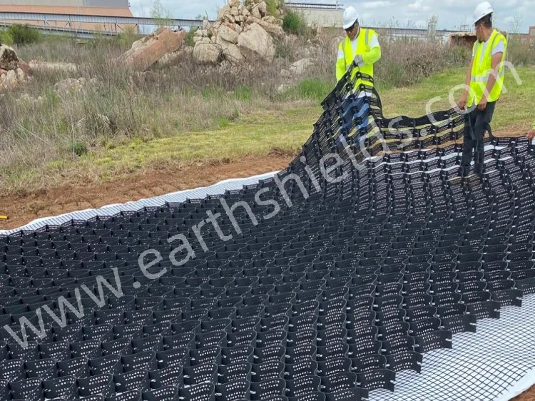 Earthworks Slope Protection Plastic Gravel Stabilizer Geocell for Road Stabilization