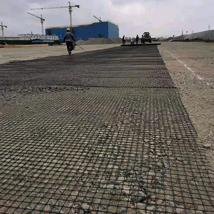 Plastic Bidirectional Geogrid Road Construction PP Geogrid