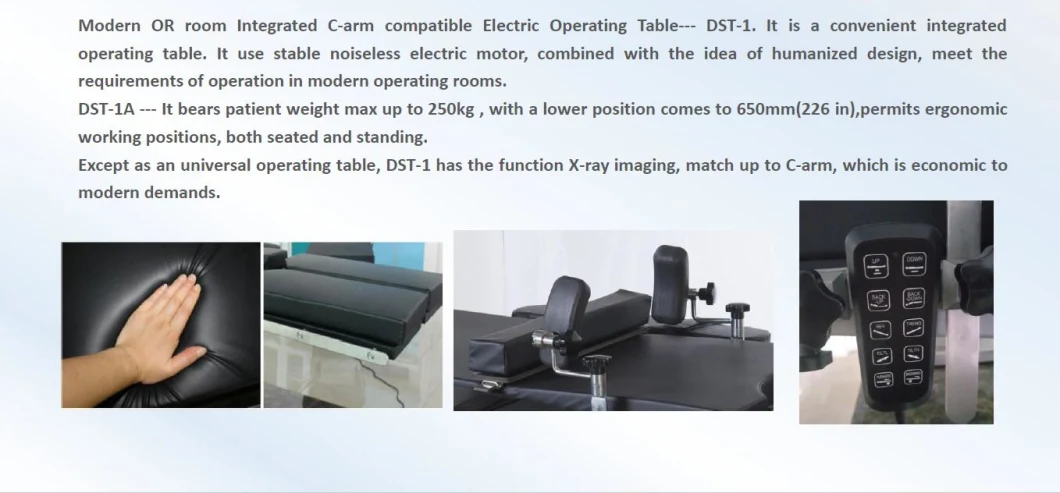 Medical Factory Directly Selling Operation Room Integrated Operating Table Electric Surgical Table