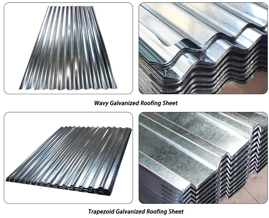 AISI ASTM DIN Z40g Z275g Z350g Aluzinc Az150 Dx51d Board Roofing Sheet Insulated Steel Roofing Sheet Galvanized Corrugate Plate