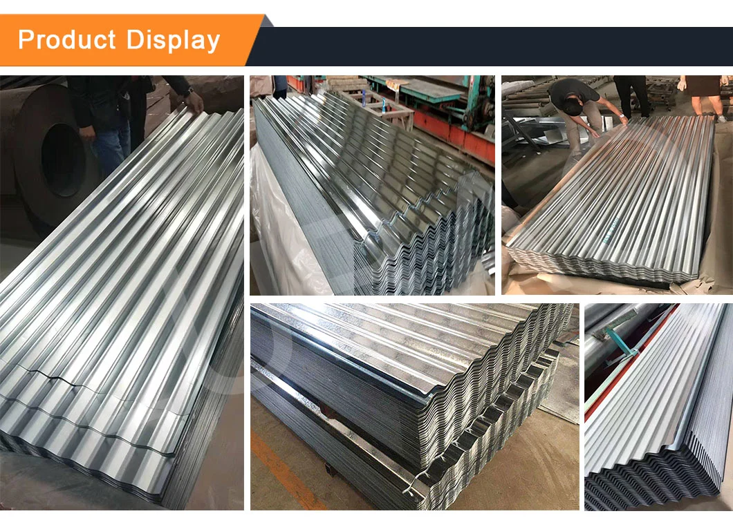 China Wholesale Galvanized Corrugated Metal Steel Sheet Zinc Corrugated Steel Roofing Sheet