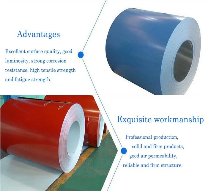 Manufacturer Custom Sheets PE HDP SMP PVDF Coating Color PPGI Coils Galvanized Steel