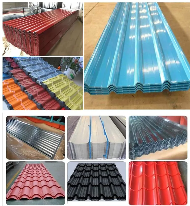 Colorful Galvanized Roofing Material Color Coated Corrugated Roof Sheet