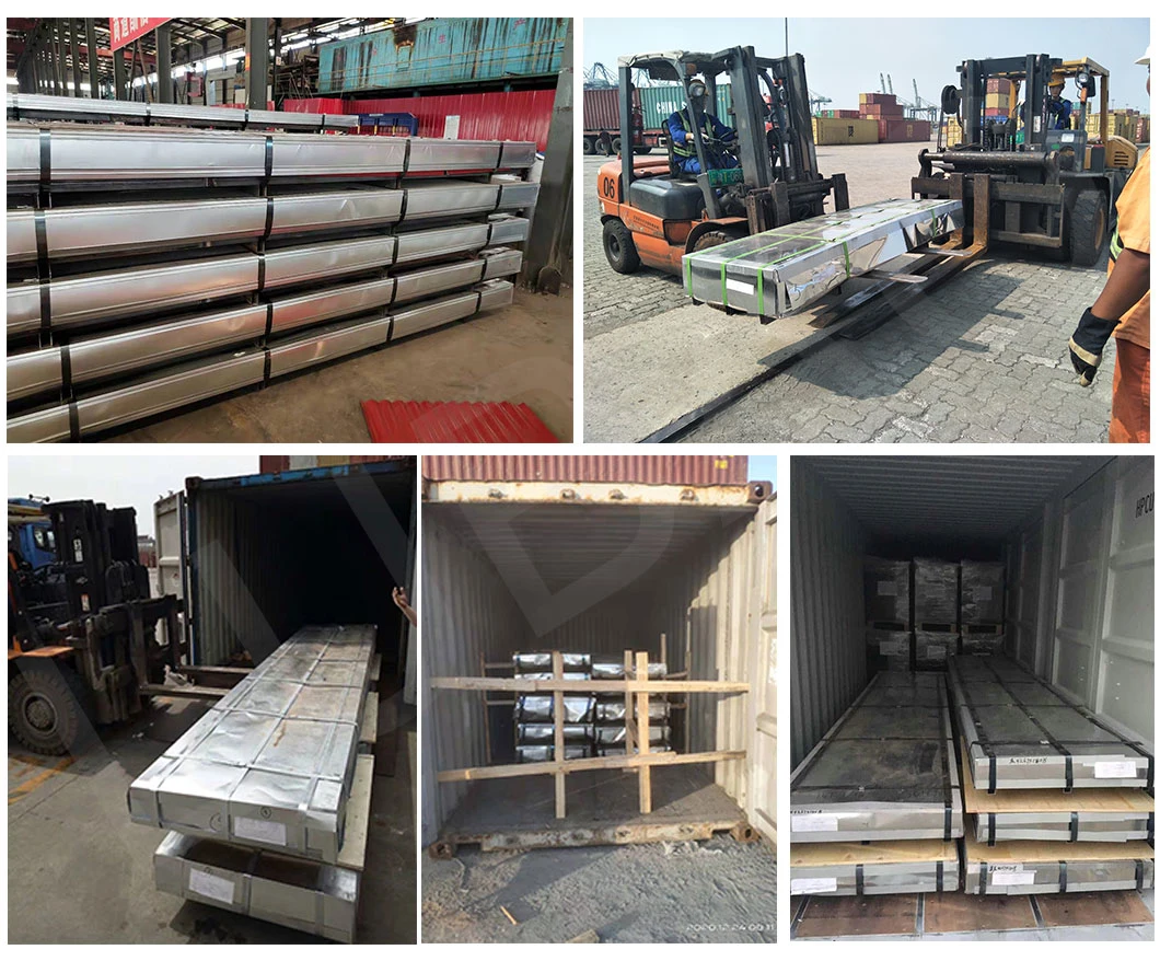 China Wholesale Galvanized Corrugated Metal Steel Sheet Zinc Corrugated Steel Roofing Sheet