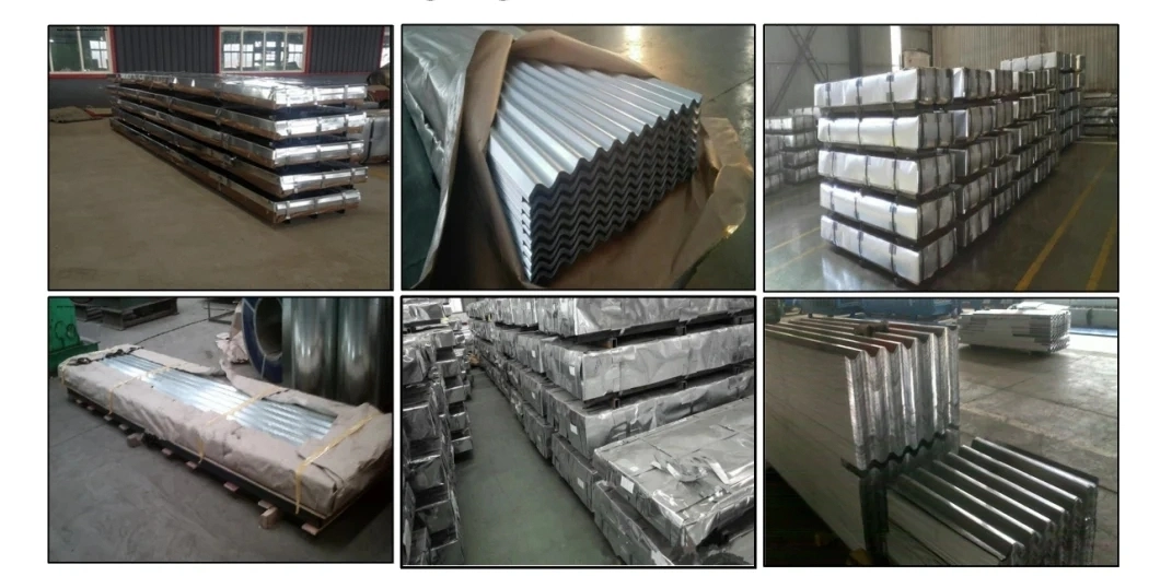 China Manufacturer Steel Material Galvanized Roofing Sheet Zinc Coated Corrugated Steel Sheet Galvanized Corrugated Roofing Sheet