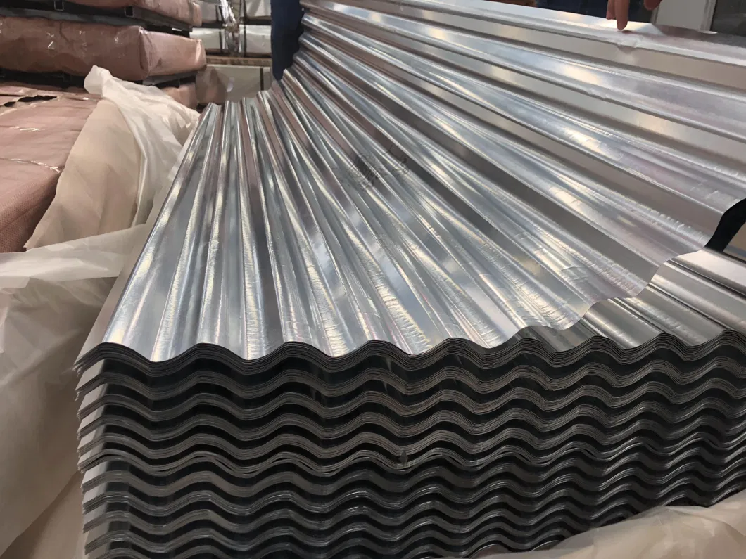 Steel Metal Builing Material Zinc Coated Corrugated Galvanized Steel Roofing Sheet