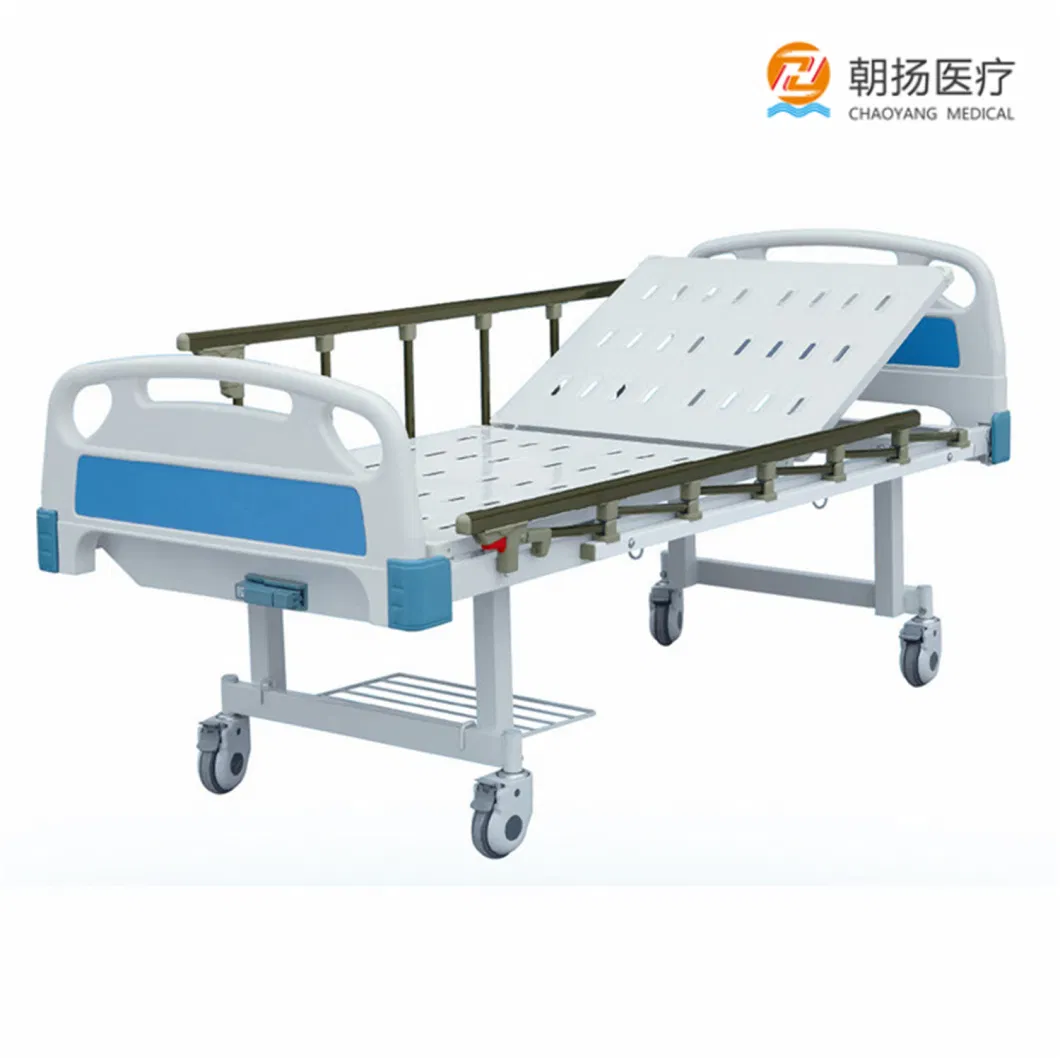 Two Crank Manual Medical Clinic Patient Bed Hospital Bed Price