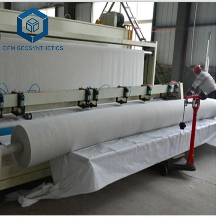 Geotech Geotextile Fabric 200g White Color Non Woven Geotextile Non Woven Geotextile Filter Fabric for Road