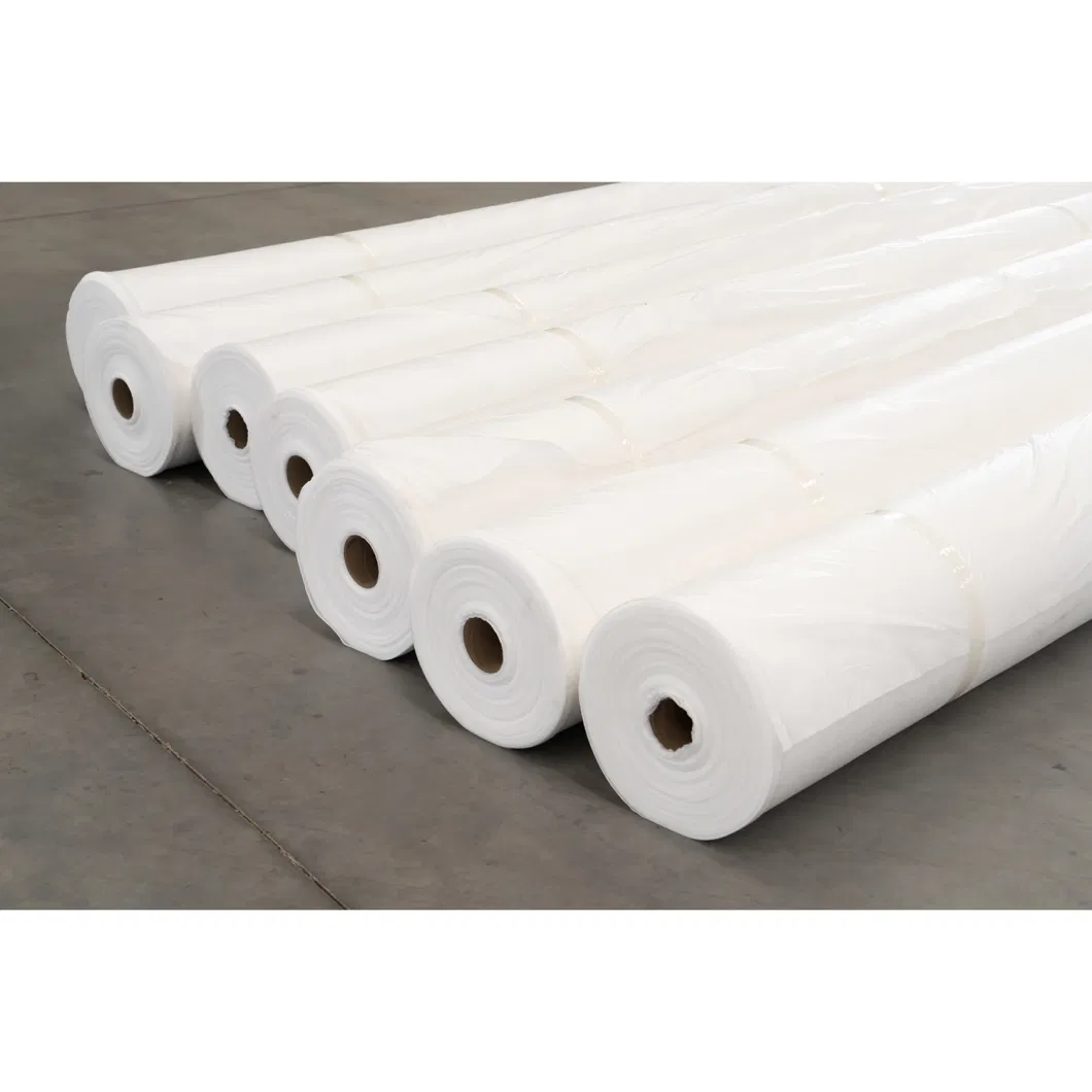 White Polypropylene Polyester Filament Nonwoven Fabric Non Woven Geotextile with CE Factory Price