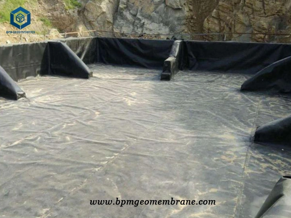 1.0mm Harga Geomembrane HDPE Liner for Solid Waste Treatment in Chile