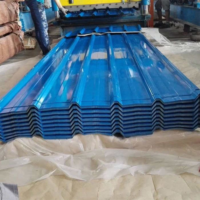 Customized Wholesale Corrugated Steel Roofing Iron Sheets Galvanized PPGI Metal Zinc Colour Coated Galvan Roofing Sheets