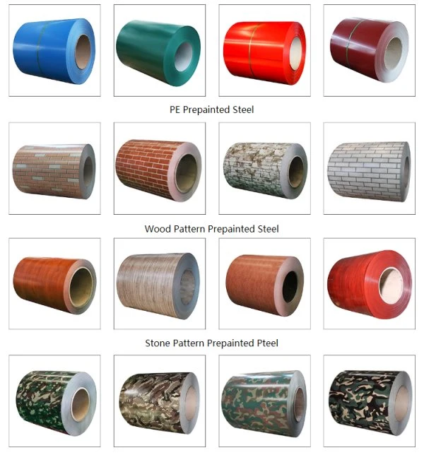 PPGI Color Coated Galvanized Steel Coils Manufacturer Factory in Jinan