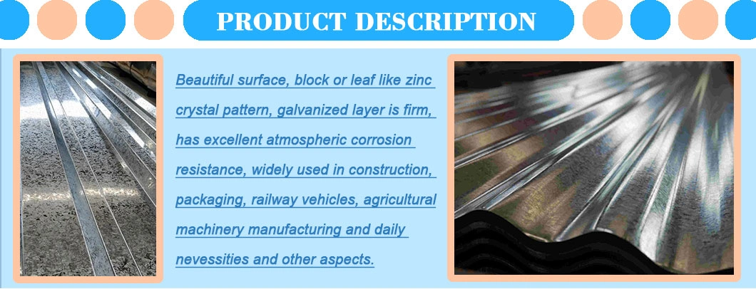 Wholesale Price Metal Corrugated Galvanized Steel Sheets Zinc Roofing Sheets for Roofing