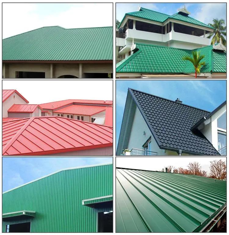 Colorful Galvanized Roofing Material Color Coated Corrugated Roof Sheet