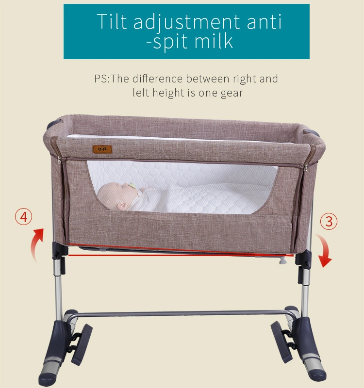 High Quality Baby Products Baby Bed Suitable for Adult Bed Bassinet Cradle