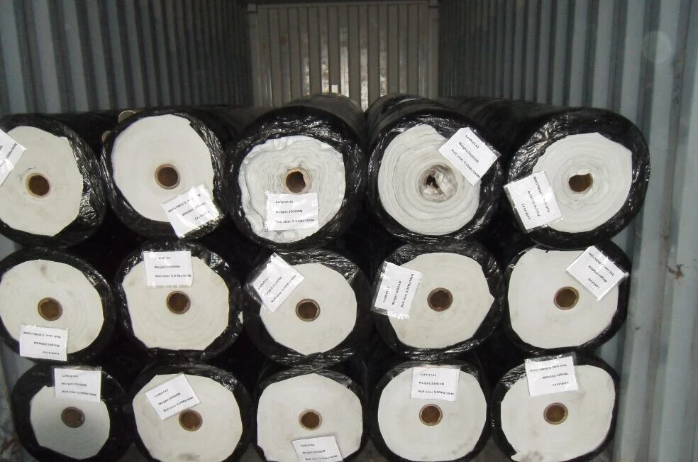 Polyester Short Fiber Needlepunched Nonwoven Geotextile Fabrics