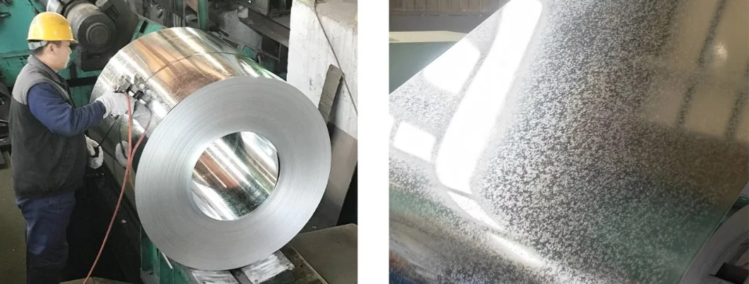 DIN Dx51d 0.2-6.0mm*600-1250mm Hot Cold Rolled Galvanized Steel Coil Gi
