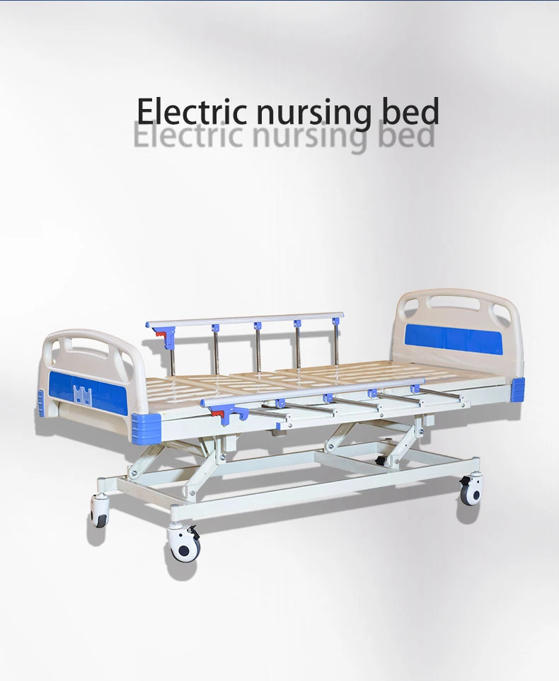 Luxury Medical Hospital Furniture Adjustable Folding 5 Function Orthopedic Bed Manual Patient Nursing Hospital Bed (UL-22MD37)