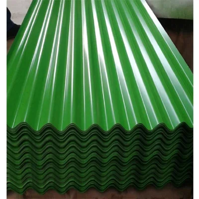 Cina fabbrica PPGI metallo 0.1mm 0.2mm 0.3mm lamiera di acciaio galvanizzata Colore piastra tetto Galvalume zinco corrugato copertura Prezzo per Vendita