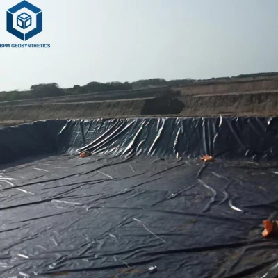 Rivestimento membrana Harga Geomembrane HDPE Geo per laghetto per lavaggio minerario Nel Sudan del Sud