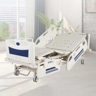 Letto elettrico costruito ospedale asse letto pieghevole letto portatile tre funzioni Letto medico