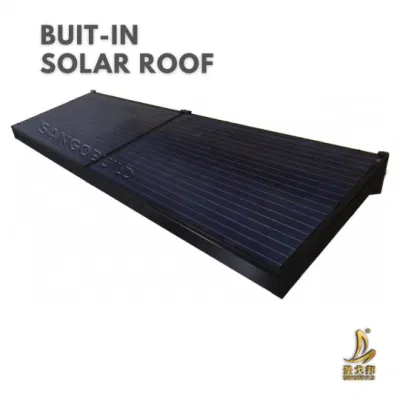 Piastrelle tetto BIPV in vetro temperato ad alta efficienza Tile solare per tetti Prezzi del modulo solare di vetro cavo per la Casa verde