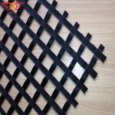Factory Direct sale High tensile maglia di basalto in fibra Geo Grid Bitume 100-100kN/M rivestito in fibra di vetro geogriglia in vendita