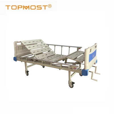 2 agitare il letto medico/il letto di paziente di ospedale di due pedivella manuale/l′infermiere Letto di cura in vendita