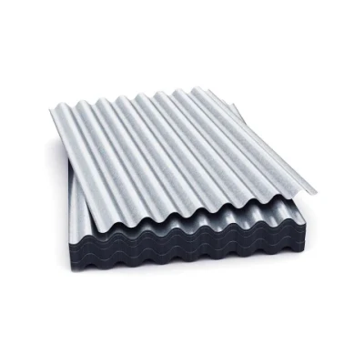 Vendita all′ingrosso fabbrica esportazione lamiera di acciaio corrugata zincata tetto/lamiera di tetto in Stock con lega di acciaio zincato Gi SGCC ferro alto rivestito di zinco Qualità