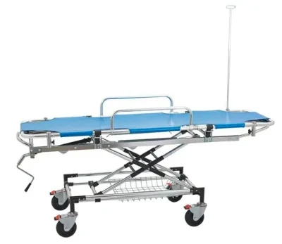 Letto di emergenza dell′ospedale portatile ambulanza medica del carrello pieghevole per CE/ISO di soccorso