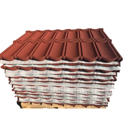 Galbanzed acciaio corrugato lamiera del tetto rivestimento in pietra materiali di rivestimento del tetto di Metallo (piastrella Bond)