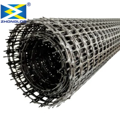 Geogriglia biassiale in plastica Geo Grid40kN Civil Engineering Geogriglia Mesh per Stabilizzatore per terreno stradale