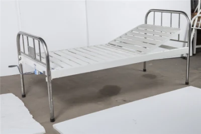 High Quality Basic One Function Manual Hospital Bed Prices Metal Letto