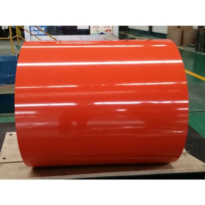  China Exporter 0.11-2.5mm RAL colore acciaio zincato verniciato a spirale PPGI Bobina per materiale da costruzione
