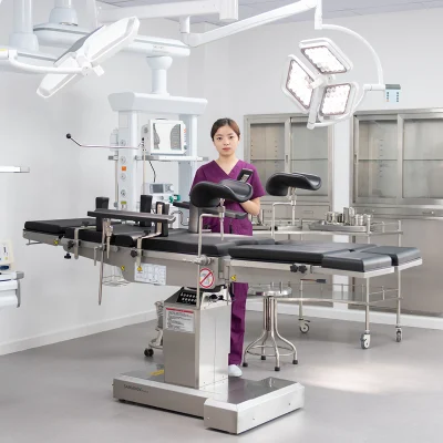 A301 Professional acciaio inox apparecchiature mediche multifunzione regolabili elettriche Tavolo operatorio chirurgico